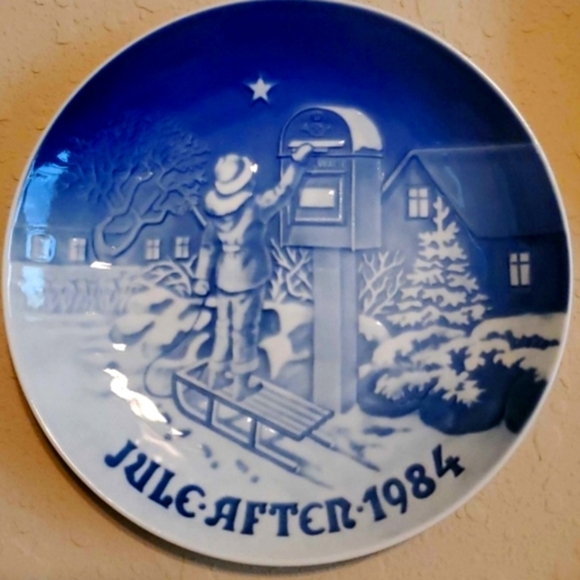 Vintage 1984 Bing & Grondahl 7" Collectable  Plate Jules After Christmas 🎄 ✉️ - Picture 2 of 3